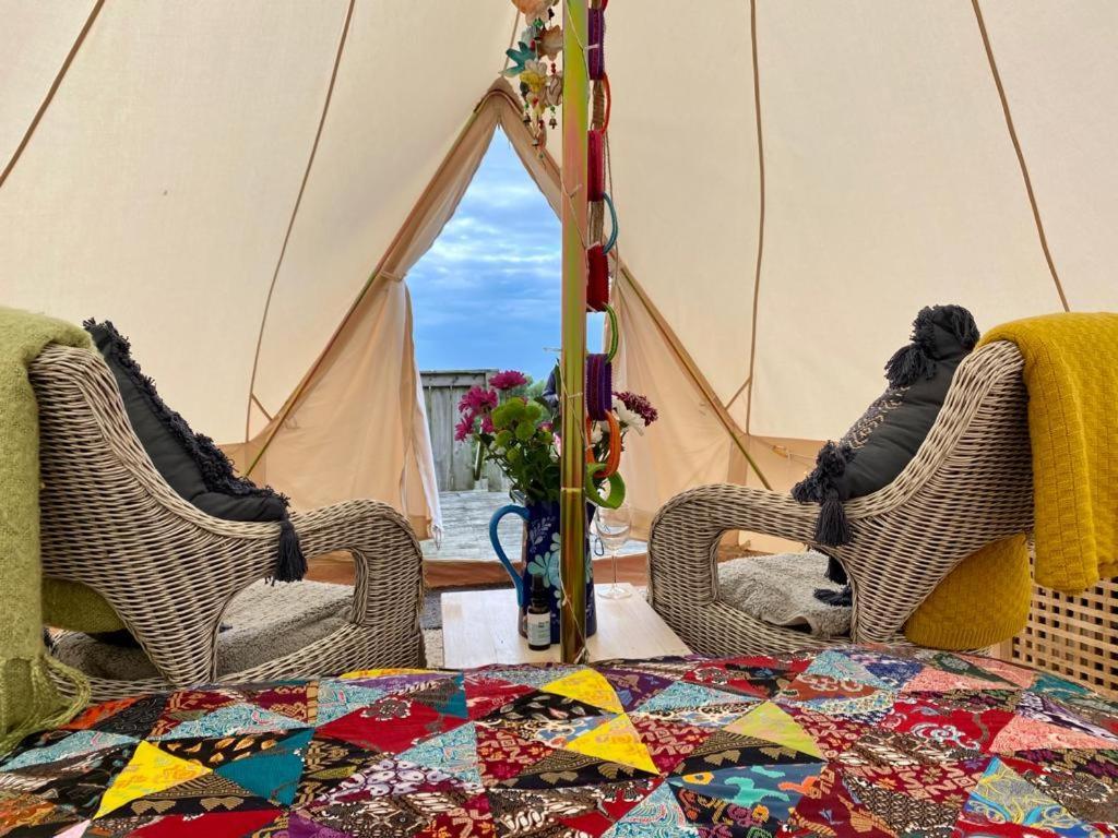 Coastal Stay Bell Tent Porthgain Kültér fotó