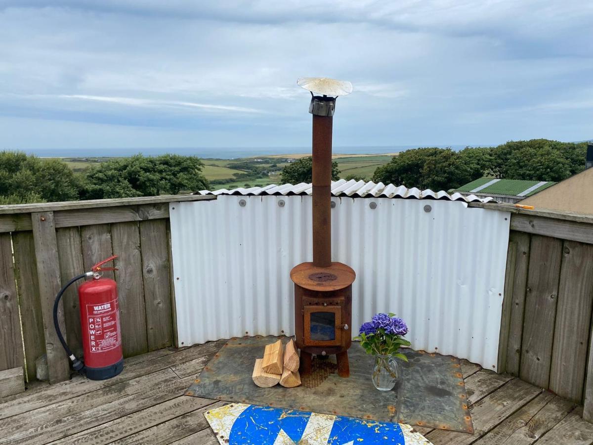 Coastal Stay Bell Tent Porthgain Kültér fotó